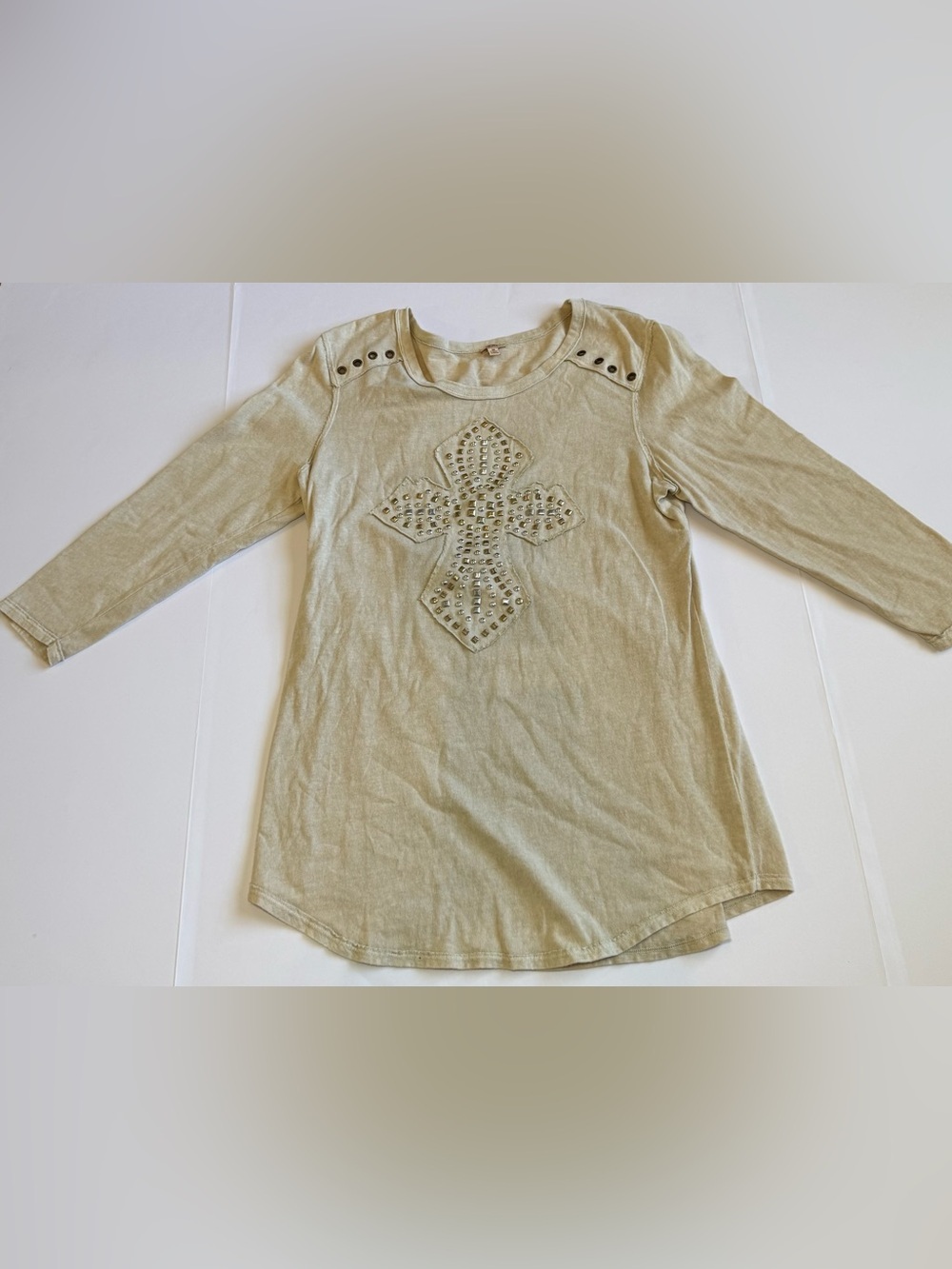 Reba McEntire embellished long sleeve shirt M